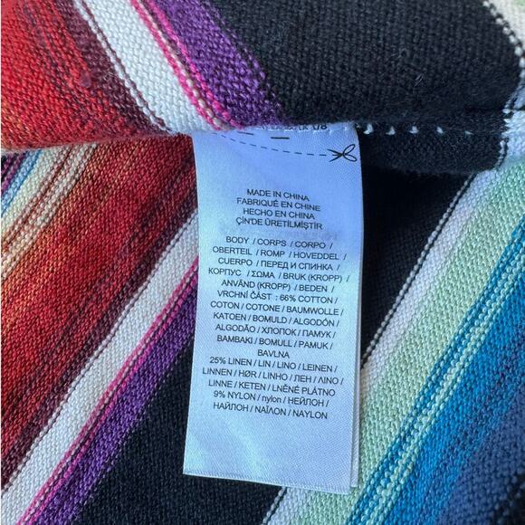 Lauren, Ralph Lauren, size Large Colorful, striped, stretchy, knit skirt - Picture 6 of 8